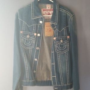🔥🔥NWT 🧲 True Religion Jean Jacket 🧲